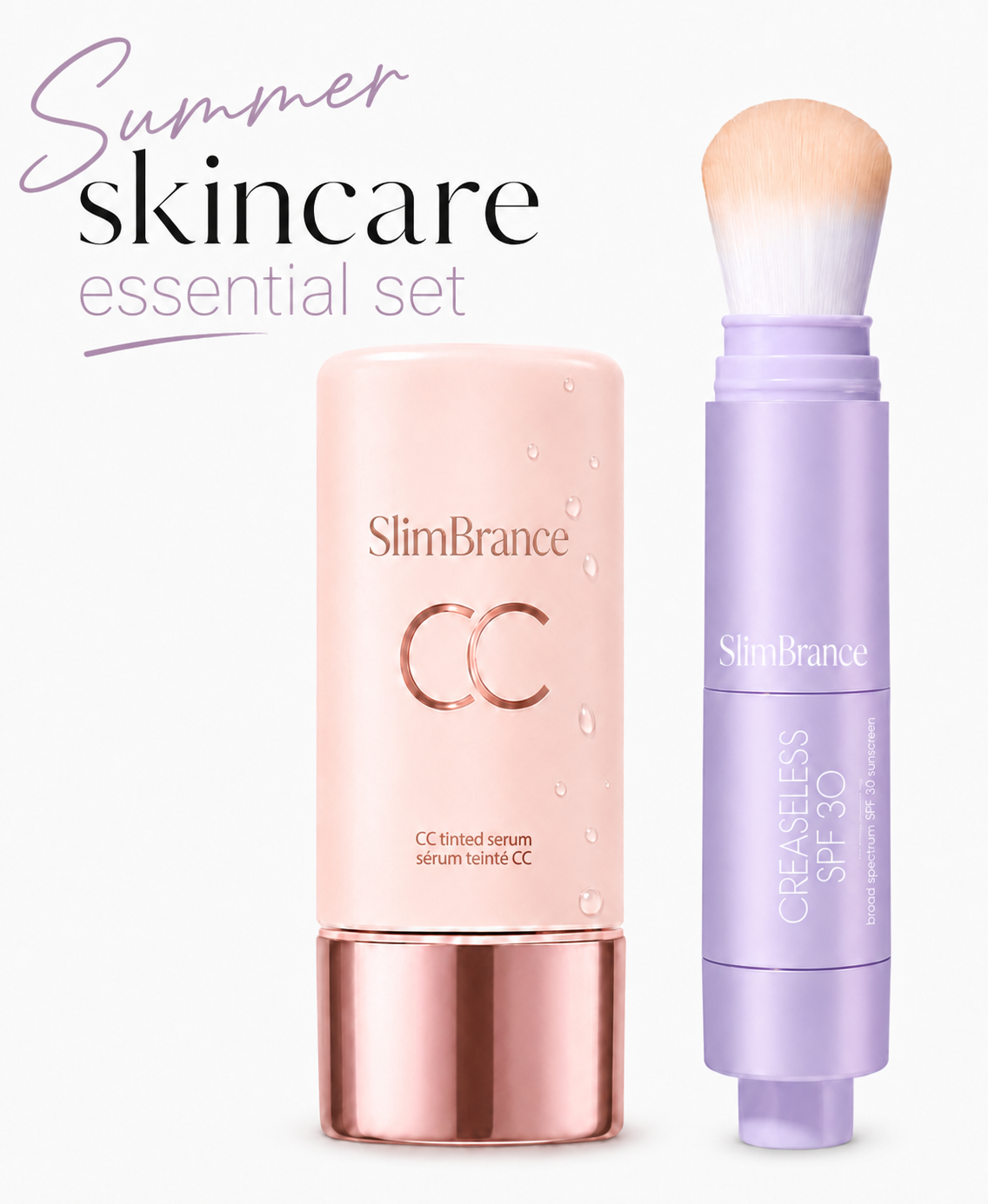 CC Tinted Serum – Shade-Adaptive Coverage, 24H Hydration & Waterproof Wear